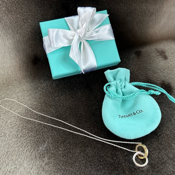 Authentic Tiffany & Co Interlocking Circles Pendent - Picture 3 of 3
